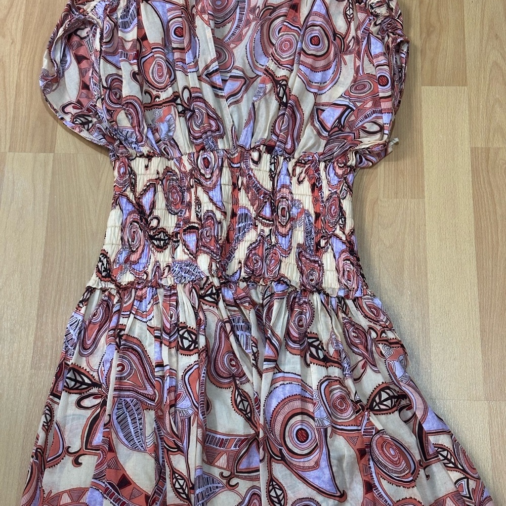 A.L.C. Multicolor Patterned Dress